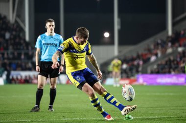 Warrington Wolves 'tan Marc Sneyd, 21 Mart 2025' te St Helens - Wicked Stadyumu 'nda oynanan 5.