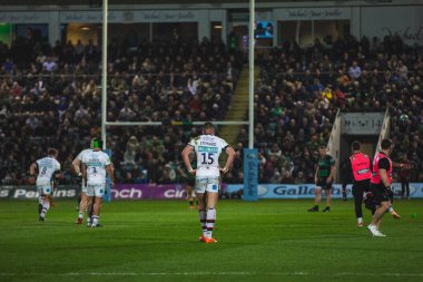 Freddie Steward Gallagher Premiership maçı sırasında Northampton Saints, Leicester Tigers 'a karşı Franklin' s Gardens, Northampton 'daki Cinch Stadyumu' nda 21 Mart 2025