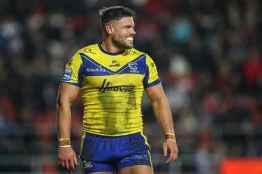 Warrington Wolves 'tan Joe Philbin Betfred Süper Lig 5. Raundunda St Helens' e karşı Warrington Wolves maçı sırasında St Helens Wicked Stadyumu, St Helens, Birleşik Krallık, 21 Mart 2025