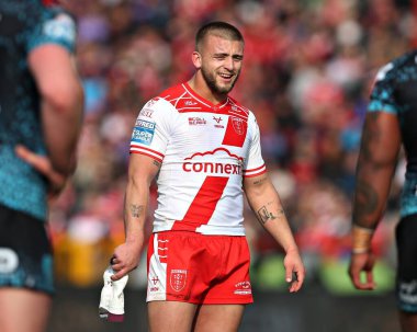 Hull KR 'dan Mikey Lewis, 22 Mart 2025' te İngiltere 'nin Hull kenti Kingston' da oynanan Sewell Group Craven Park 'ta oynanan 5.