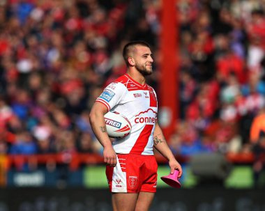 Hull KR 'dan Mikey Lewis, 22 Mart 2025' te İngiltere 'nin Hull kenti Kingston' da oynanan Sewell Group Craven Park 'ta oynanan 5.