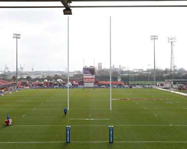 Sewell Group Craven Park 'ın Betfred Süper Lig 5. Raundundan önceki genel görünümü Hull KR, Leigh Leopards' a karşı Sewell Group Craven Park, Kingston üzerine Hull, Birleşik Krallık, 22 Mart 2025