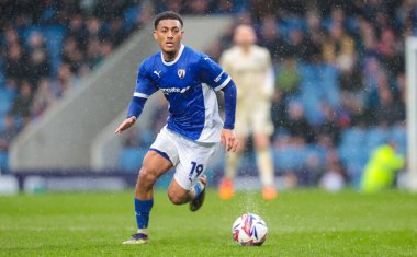 Chesterfield 'dan Lewis Gordon, 22 Mart 2025' te İngiltere 'nin Chesterfield kentindeki SMH Group Stadiumact Stadyumu' nda oynanan maçta Chesterfield-Harrogate Town maçına çıktı.