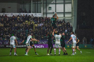 Saints, 21 Mart 2025 'te İngiltere, Franklin' s Gardens, Northampton 'daki Cinch Stadyumu' nda oynanan Gallagher Premiership maçında Northampton Saints-Leicester Tigers karşılaşmasını kazandı.