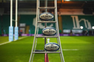 Franklins Gardens Stadyumu Gallagher Premiership maçından önce Northampton Saints, Leicester Tigers 'a karşı Franklin' s Gardens, Northampton 'daki Cinch Stadyumu' nda 21 Mart 2025