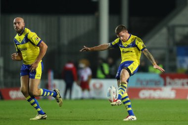 Warrington Wolves takımından Marc Sneyd, 21 Mart 2025 'te St Helens-Warrington Wolves maçında sahaya çıktı.