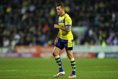 Warrington Wolves 'tan Marc Sneyd Betfred Süper Lig 5. Raundunda St Helens, Wicked Stadyumu' nda Warrington Wolves 'a karşı, 21 Mart 2025