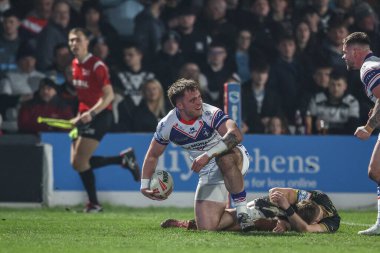 Wakefield Trinity 'den Jack Croft, Wakefield Stadyumu, Wakefield, İngiltere' de 21 Mart 2025 'te oynanan Betfred Süper Lig 5.