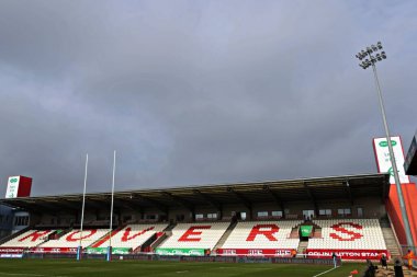 Sewell Group Craven Park 'ın Betfred Süper Lig 5. Raundundan önceki genel görünümü Hull KR, Leigh Leopards' a karşı Sewell Group Craven Park, Kingston üzerine Hull, Birleşik Krallık, 22 Mart 2025