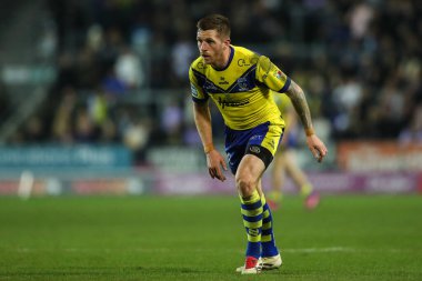 Warrington Wolves 'tan Marc Sneyd Betfred Süper Lig 5. Raundunda St Helens, Wicked Stadyumu' nda Warrington Wolves 'a karşı, 21 Mart 2025