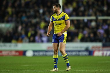 Warrington Wolves 'un Toby King' i Betfred Süper Lig 5. Raundunda St Helens - Warrington Wolves maçı sırasında Wicked Stadyumu, St Helens, Birleşik Krallık, 21 Mart 2025
