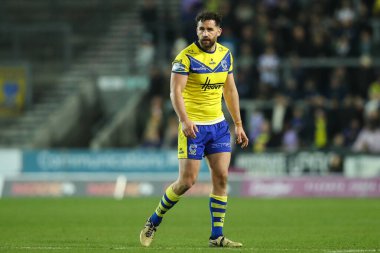 Warrington Wolves 'un Toby King' i Betfred Süper Lig 5. Raundunda St Helens - Warrington Wolves maçı sırasında Wicked Stadyumu, St Helens, Birleşik Krallık, 21 Mart 2025
