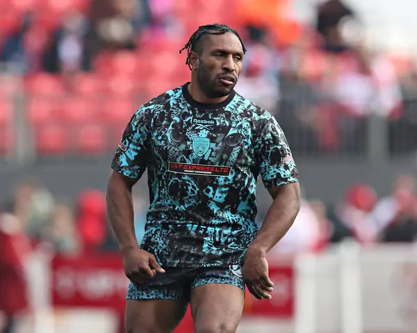 Betfred Süper Lig 5. Raundundan önce Leopar Edwin Ipape Sewell Group Craven Park 'ta Hull KR' a karşı Leopards maçına çıktı.