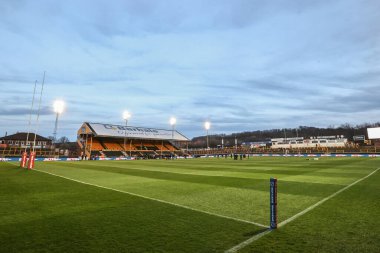 Betfred Süper Lig 6. raundunun ilerisindeki Hortum Bakımı 'nın genel görünümü Castleford Tigers vs Hull FC ile The Mend-A-Hose Jungle, Castleford, Birleşik Krallık, 27 Mart 2025