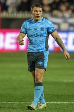 Hull FC 'den Jordan Lane Betfred Süper Lig 6. Raundunda Castleford Tigers, Hull FC' ye karşı The Mend-A-Hose Jungle, Castleford, Birleşik Krallık, 27 Mart 2025