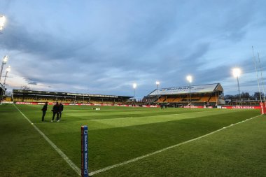 Betfred Süper Lig 6. raundunun ilerisindeki Hortum Bakımı 'nın genel görünümü Castleford Tigers vs Hull FC ile The Mend-A-Hose Jungle, Castleford, Birleşik Krallık, 27 Mart 2025