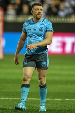 Hull FC 'den Ed Chamberlain Betfred Süper Lig 6. raundunda Castleford Tigers, Hull FC' ye karşı The Mend-A-Hose Jungle, Castleford, Birleşik Krallık, 27 Mart 2025