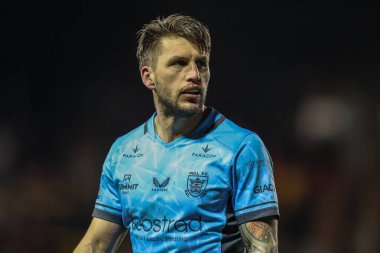 Hull FC 'den Tom Briscoe Betfred Süper Lig 6. raundunda Castleford Tigers, Hull FC' ye karşı The Mend-A-Hose Jungle, Castleford, Birleşik Krallık, 27 Mart 2025