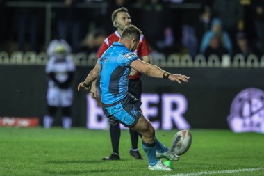 Hull FC 'den Aidan Sezer, 27 Mart 2025' te İngiltere 'nin Castleford kentinde oynanan The Mend-A-Hose Jungle, Castleford' da oynanan 6.