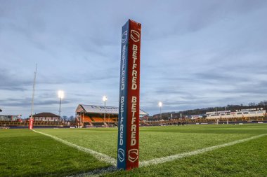 Betfred Süper Lig 6. raundunun ilerisindeki Hortum Bakımı 'nın genel görünümü Castleford Tigers vs Hull FC ile The Mend-A-Hose Jungle, Castleford, Birleşik Krallık, 27 Mart 2025