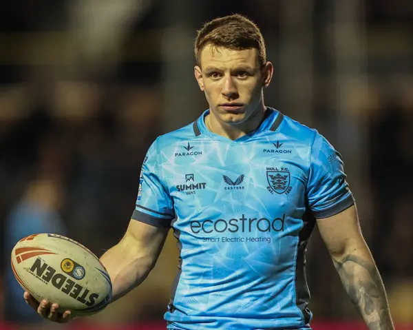 Hull FC 'den Jordan Lane Betfred Süper Lig 6. Raundunda Castleford Tigers, Hull FC' ye karşı The Mend-A-Hose Jungle, Castleford, Birleşik Krallık, 27 Mart 2025