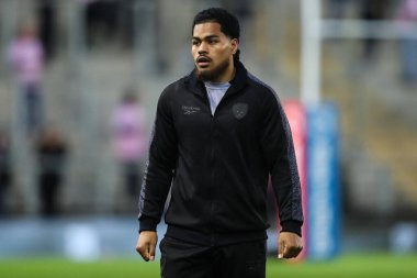 Leigh Leoparları 'ndan Alec Tuitavake, 28 Mart 2025' te Leigh Spor Köyü 'nde Leigh Leopards vs Wakefield Trinity ile oynanan 6.