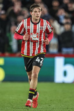 Sheffield United takımından Sydie Peck, 28 Mart 2025 'te Sheffield United, Sheffield Lane, İngiltere' de Coventry City 'ye karşı oynadığı maçta