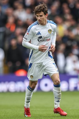 Leeds United takımından Brenden Aaronson, Leeds Road, Leeds, Birleşik Krallık 'ta Leeds United - Swansea City maçında 29 Mart 2025