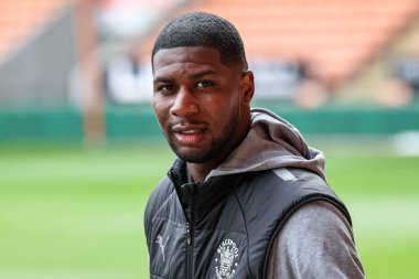 Blackpool 'dan Odel Offiah, 21 Mart 2025' te Bloomfield Road, Blackpool 'da oynanan Blackpool-Bolton Wanderers maçında sahaya çıktı.