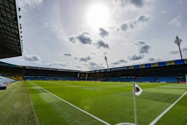 Elland Road, Sky Bet Şampiyonası öncesinde Leeds United ile Swansea City maçının 29 Mart 2025 tarihli Elland Road, Leeds, İngiltere maçının genel görüntüsü.