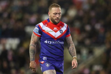 Wakefield Trinity 'den Josh Griffin Betfred Süper Lig 6. raundunda Leigh Leopards' a karşı Wakefield Trinity Leigh Spor Köyü, Leigh, İngiltere, 28 Mart 2025