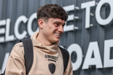 Leeds United takımından Daniel James, Leeds Road, Leeds, Birleşik Krallık 'ta Leeds United ile Swansea City arasındaki Sky Bet Şampiyonası maçına geldi.