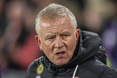 Sheffield United 'ın teknik direktörü, Sheffield United, Sheffield Lane, Sheffield, Birleşik Krallık' ta, 28 Mart 2025 'te Sheffield United ile Coventry City maçında.