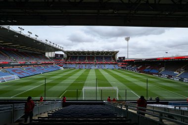 Gök Bahis Şampiyonası öncesinde Burnley 'nin Bristol City' ye karşı oynadığı Turf Moor, Burnley, Birleşik Krallık 'ta 29 Mart 2025