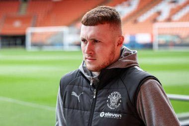 Blackpool 'dan Sonny Carey, 21 Mart 2025' te Bloomfield Road, Blackpool 'da oynanan Blackpool - Bolton Wanderers maçı sırasında geldi.