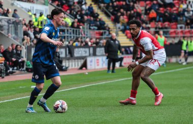 Gök İddia Ligi 1 maçı sırasında Rotherham United, Crawley Town 'a karşı New York Stadyumu, Rotherham, Birleşik Krallık, 29 Mart 2025