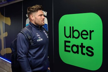 Warrington Wolves 'tan Joe Philbin, 28 Mart 2025' te Warrington Wolves - Leeds Rhinos maçı sırasında İngiltere 'nin Warrington şehrindeki Halliwell Jones Stadyumu' na geldi.