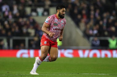 Leigh Leoparları 'ndan Isaac Liu, Betfred Süper Lig 6. Raundunda Leigh Leopards, Wakefield Trinity' ye karşı Leigh Spor Köyü, Leigh, İngiltere, 28 Mart 2025