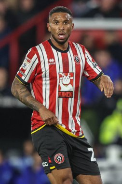 Sheffield United takımından Tyrese Campbell 28 Mart 2025 'te Sheffield United, Sheffield Lane' de Coventry City maçında