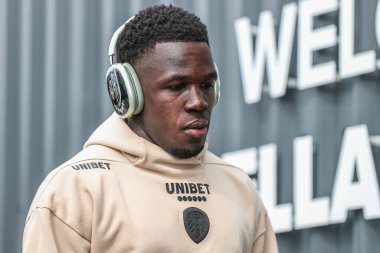 Leeds United takımından Wilfried Gnonto, 29 Mart 2025 'te Leeds United ile Swansea City arasındaki Sky Bet Şampiyonası maçına geldi.