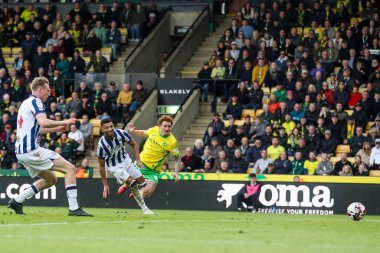 Norwich City 'den Josh Sargent 29 Mart 2025' te Norwich City, Norwich Road, Norwich, İngiltere 'de Batı Bromwich Albion' a karşı oynanan Sky Bet Şampiyonası maçında 1-0 berabere kaldı.
