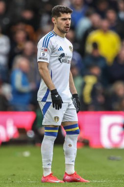 Leeds United takımından Malikane Solomon, Leeds Road, Leeds, Birleşik Krallık 'ta Leeds United ile Swansea City maçında 29 Mart 2025' te karşılaştı.