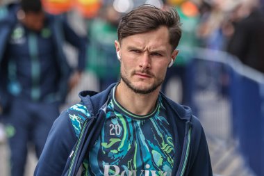 Swansea City 'den Liam Cullen, 29 Mart 2025' te Leeds United ile Swansea City arasındaki Gökyüzü İddia Şampiyonası maçına geldi.