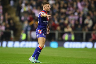 Wakefield Trinity 'den Matty Russell Betfred Süper Lig 6. raundunda Leigh Leopards' a karşı Wakefield Trinity Leigh Spor Köyü, Leigh, İngiltere, 28 Mart 2025