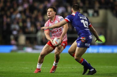 Leigh Leoparları 'ndan Lachlan Lam, 28 Mart 2025' te Leigh Spor Köyü 'nde Leigh Leopards vs Wakefield Trinity ile oynanan 6.