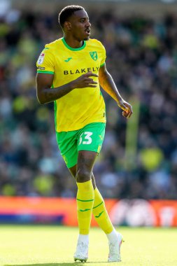 Norwich City 'den Jose Cordoba, 29 Mart 2025' te Norwich City ile West Bromwich Albion arasında oynanan Sky Bet Şampiyonası karşılaşmasında eylemde.