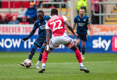 Crawley Town 'dan Rushian Hepburn-Murphy' nin 29 Mart 2025 'te New York Stadyumu' nda oynanan Sky Bet 1 maçında gol atma şansı var.