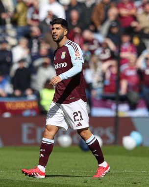 Aston Villa 'dan Marco Asensio 30 Mart 2025 tarihinde Birleşik Krallık' ın Deepdale kentinde Preston North End - Aston Villa maçında oynanan Emirlikler Kupası çeyrek finalinde