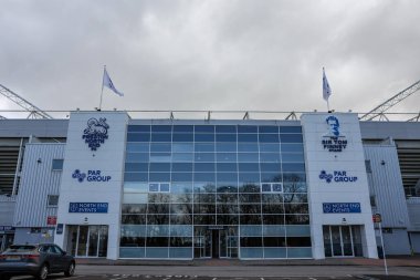 30 Mart 2025 tarihinde Preston North End, Preston, İngiltere Deepdale 'de Aston Villa' ya karşı oynanan Emirates FA Cup çeyrek final maçında Deepdale 'in genel görünümü