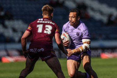 Hull KR 'dan Sauaso Sue, 30 Mart 2025' te John Smith Stadyumu, Huddersfield, Birleşik Krallık 'ta oynanan 6.